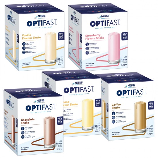 Optifast shake 瘦身代餐奶昔 (12 x 53g) (7盒) Optifast shake 瘦身代餐奶昔 (12 x 53g) (7盒)